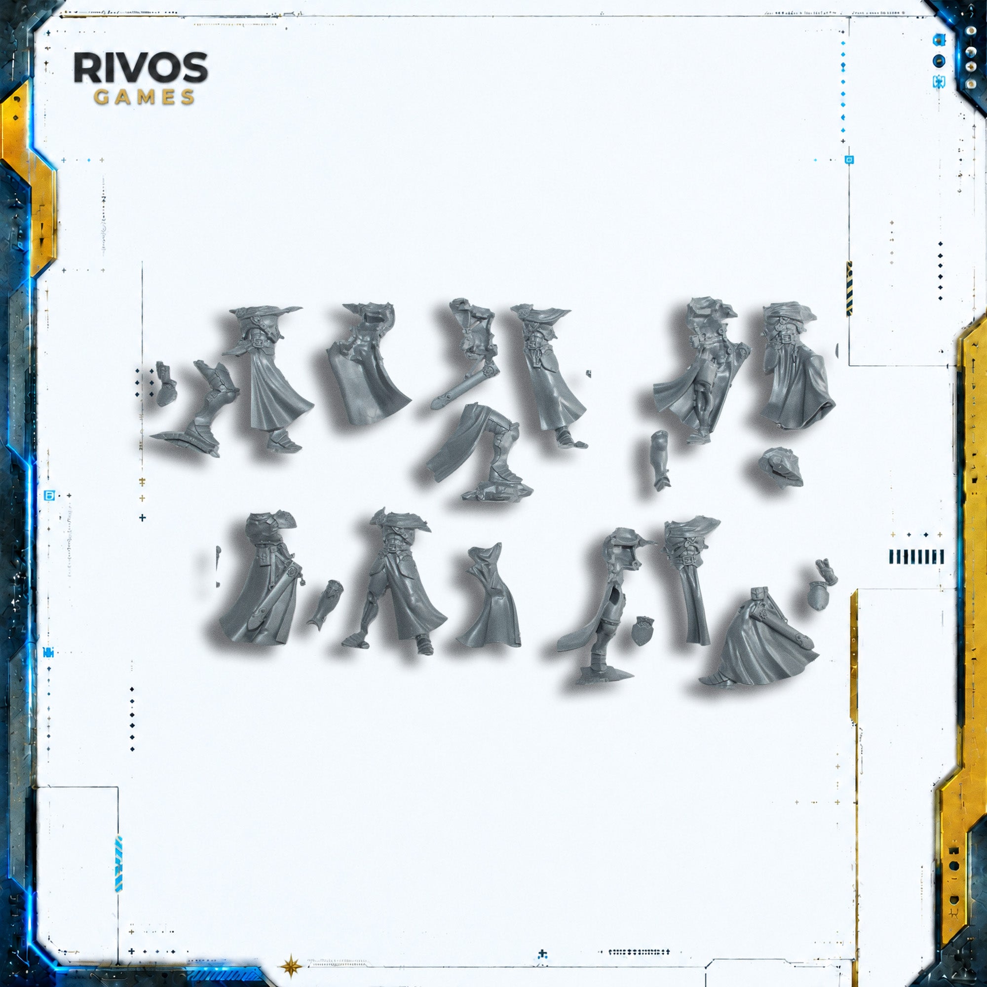 Warhammer Stormcast Eternals Vigilors Legs and Torso x 5 - Bits (Bitz)