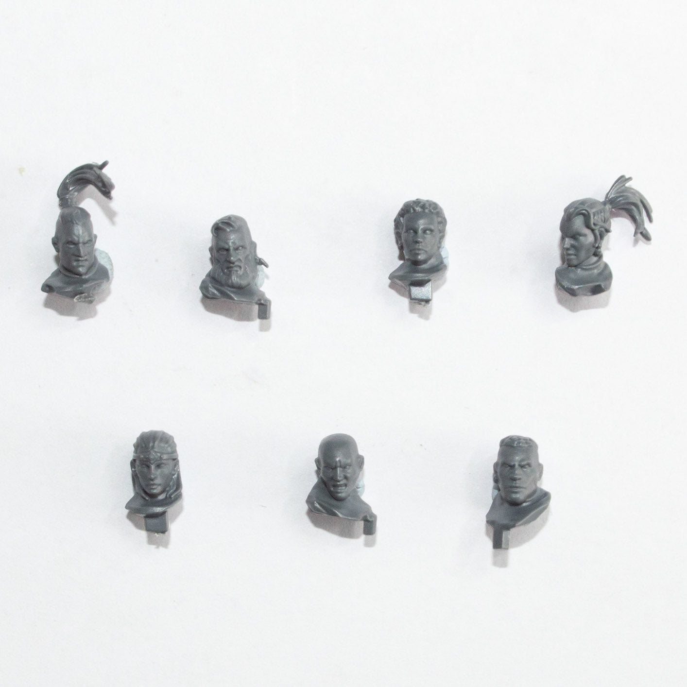 Stormcast Eternals Vigilors Heads x 7 - Age of Sigmar - Kitbash Bit