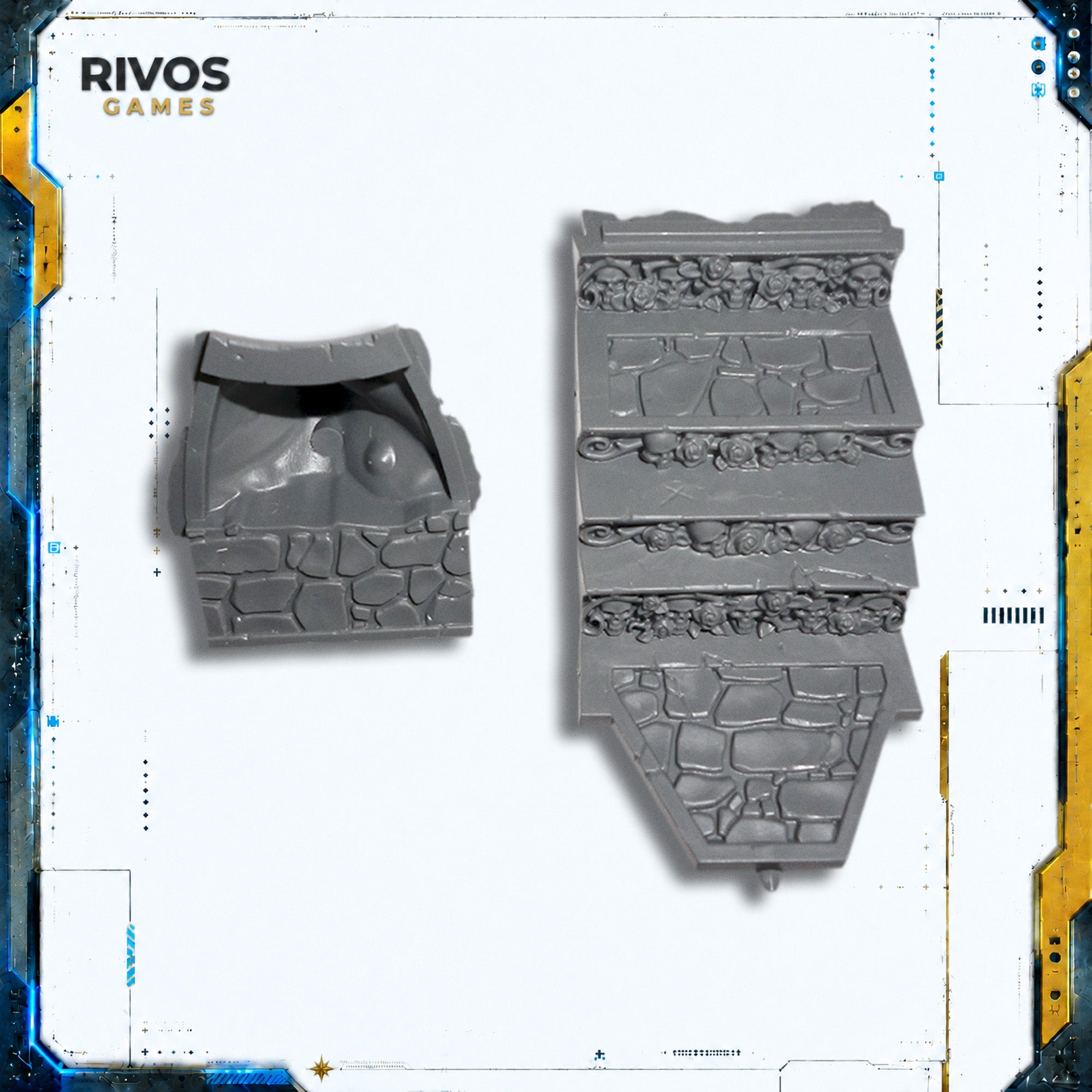 Warhammer Soulblight Gravelords Coven Throne Stairs - Bits (Bitz)