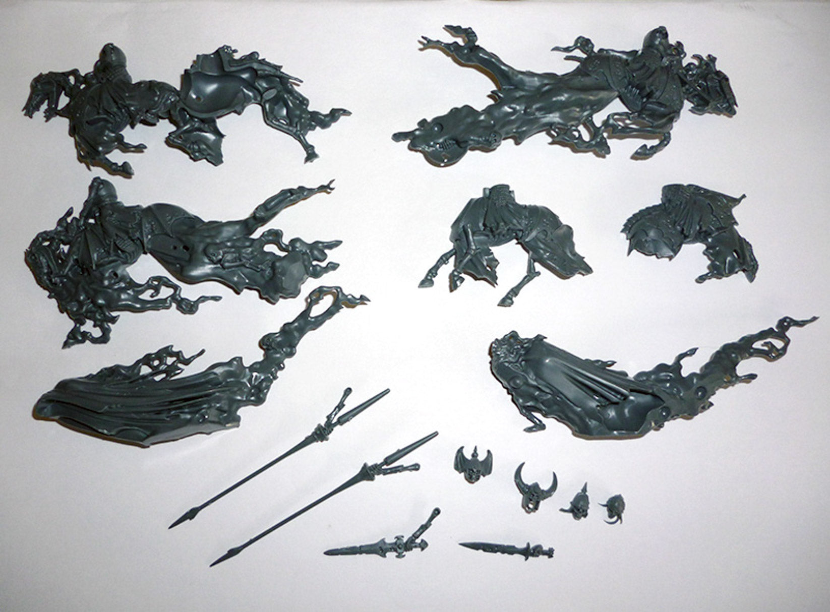 Soulblight Gravelords Coven Throne Spirit Horses - Age of Sigmar - Authentic Sprue
