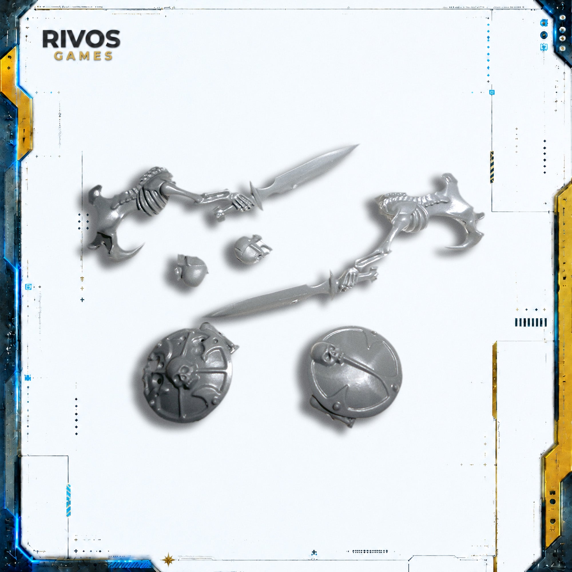 Warhammer Soulblight Gravelords Coven Throne Skeletons - Bits (Bitz)