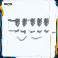 Warhammer Soulblight Gravelords Blood Knights Shields x 5 - Bits (Bitz)