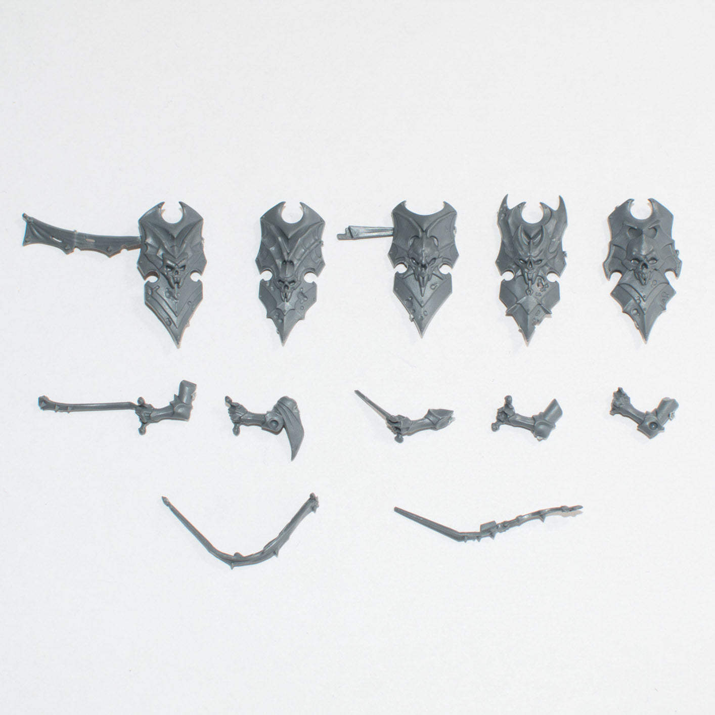 Soulblight Gravelords Blood Knights Shields x 5 - Age of Sigmar - Authentic Sprue