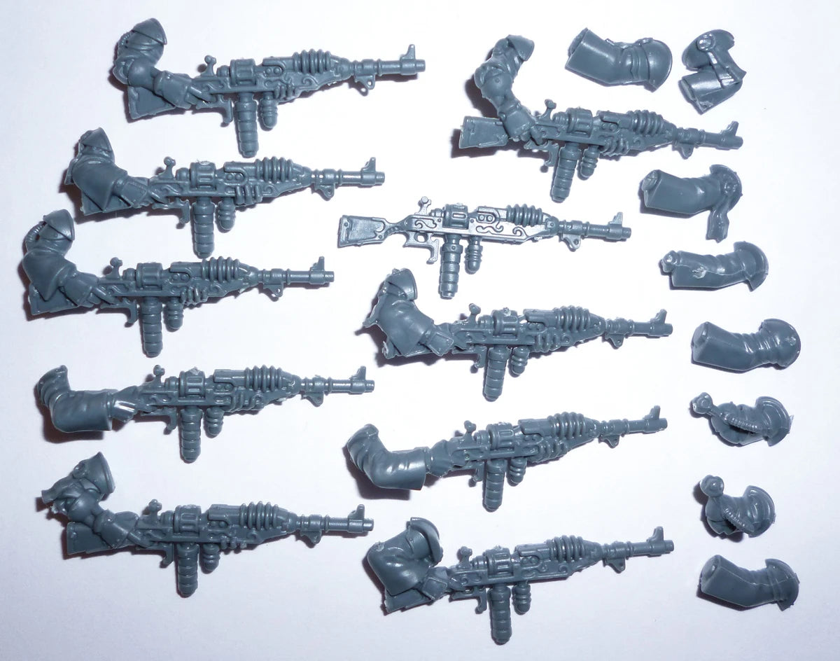 Warhammer 40K Adeptus Mechanicus Skitarii Radium Carbines x 10 Bits Bitz