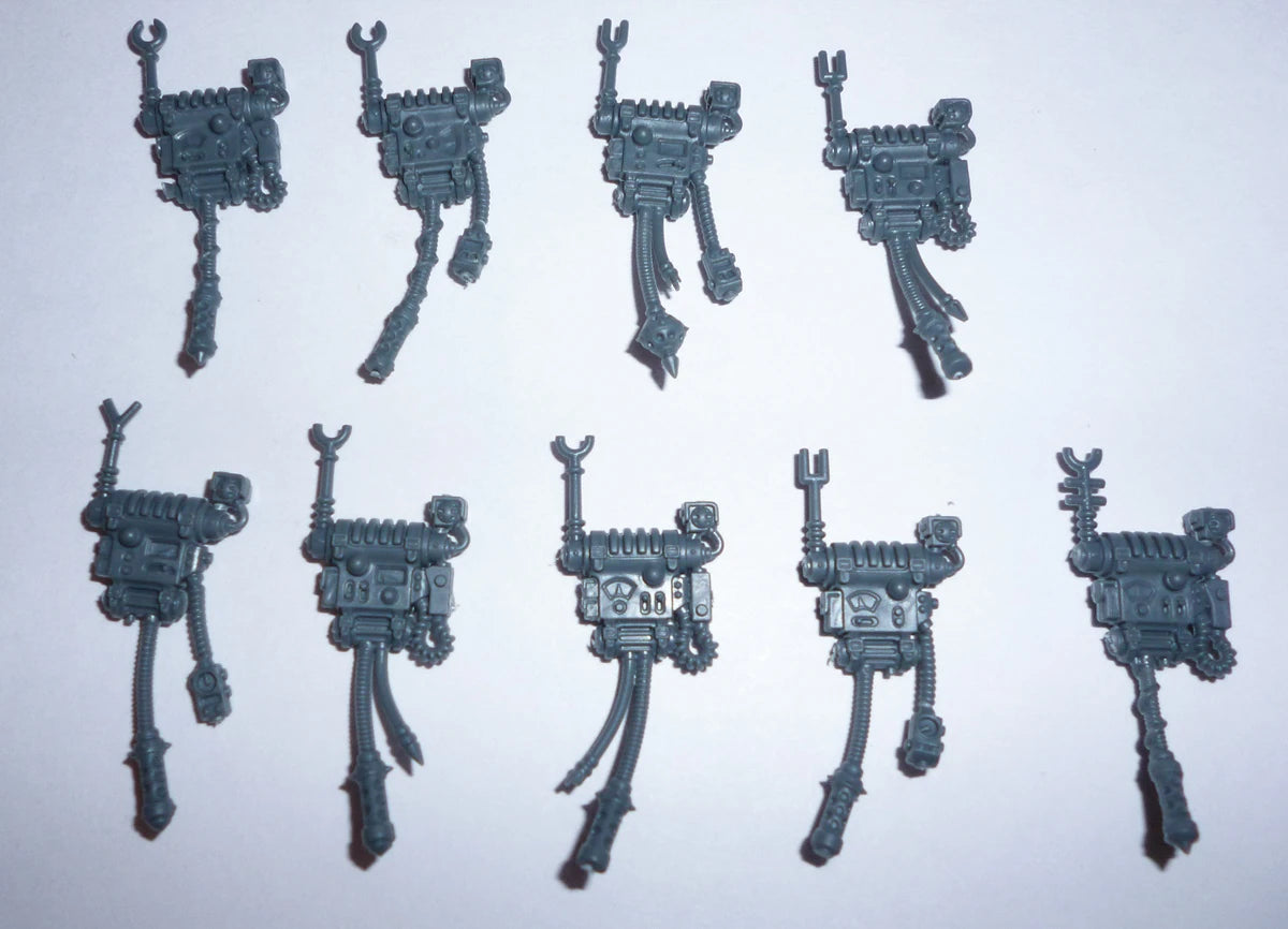 Warhammer 40K Adeptus Mechanicus Skitarii Backpacks x 9 Bits Bitz