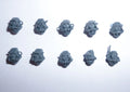 Warhammer 40K Adeptus Mechanicus Skitarii Heads A x 10 Bits Bitz
