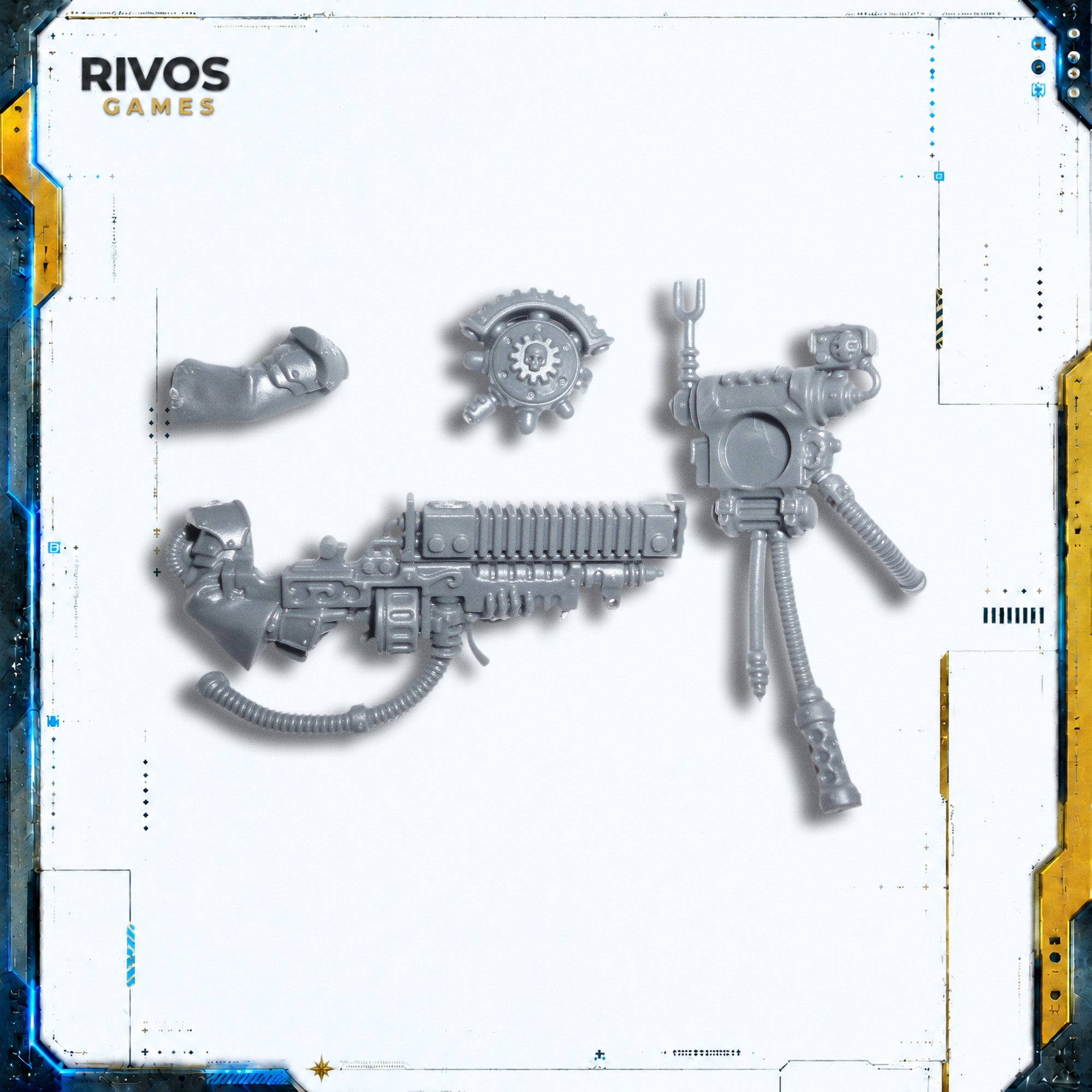 Warhammer 40K Adeptus Mechanicus Skitarii Arc Rifle - Bits (Bitz)