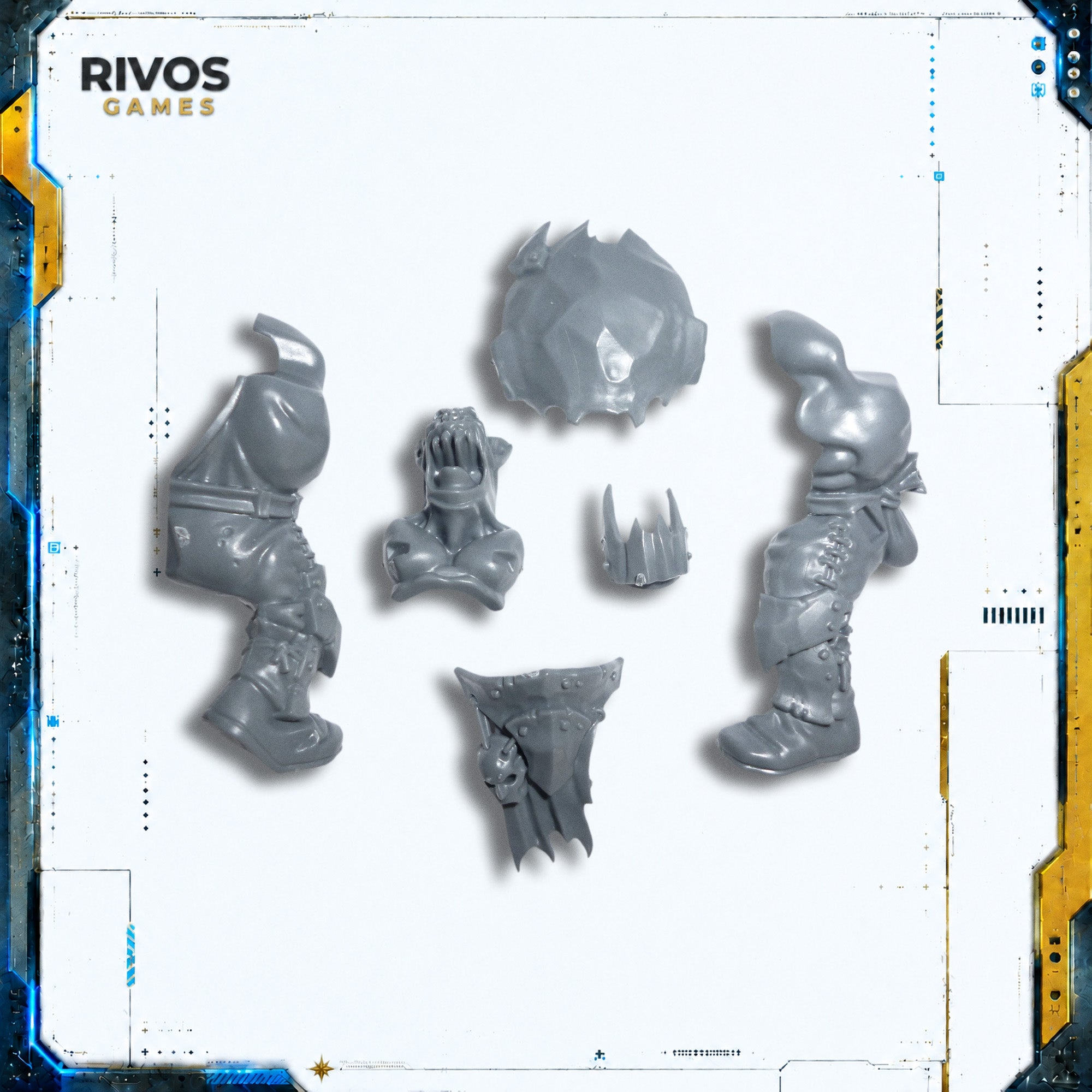 Warhammer Orruk Warclans Brutes Warboss Body A - Bits (Bitz)