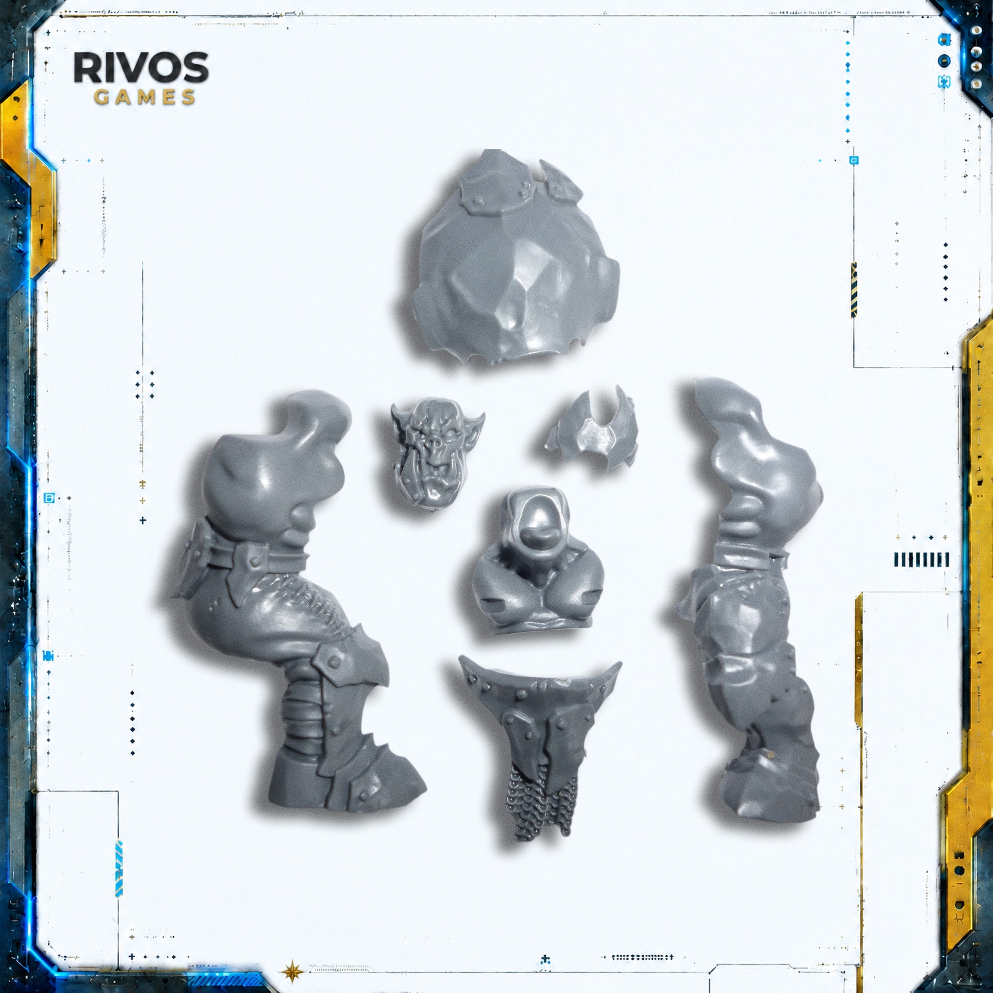Warhammer Orruk Warclans Brutes Warboss Body B - Bits (Bitz)
