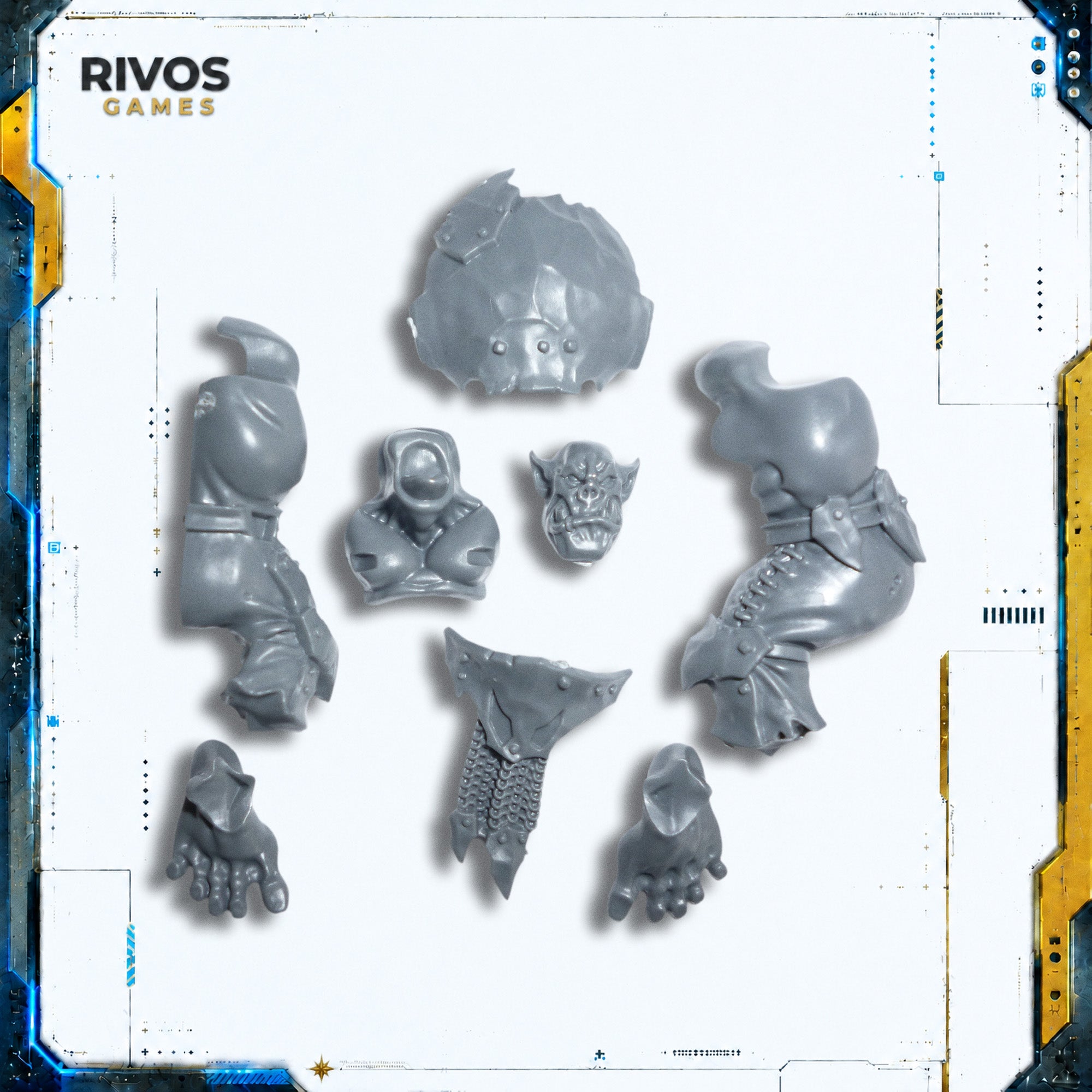 Warhammer Orruk Warclans Brutes Body B - Bits (Bitz)
