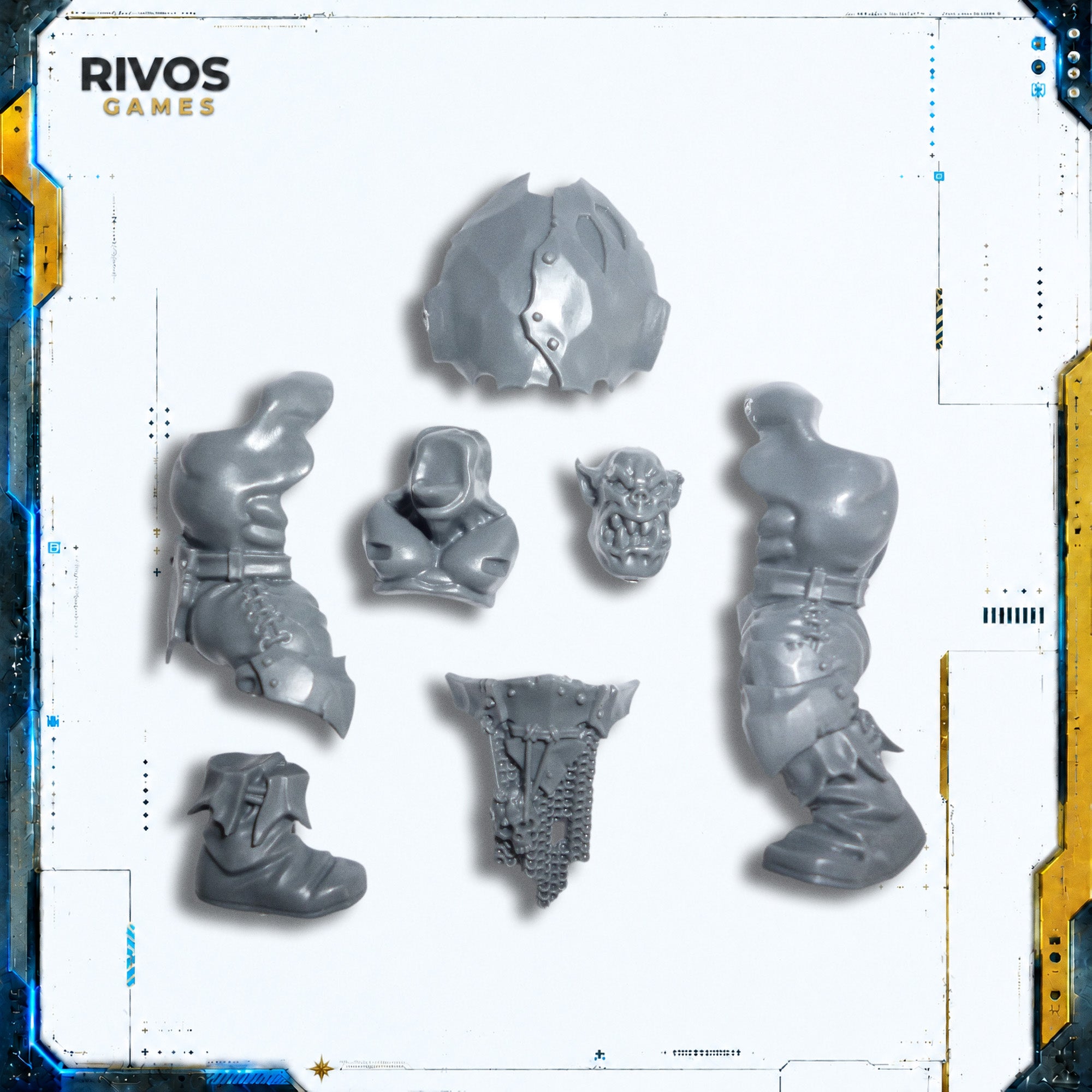 Warhammer Orruk Warclans Brutes Body C - Bits (Bitz)