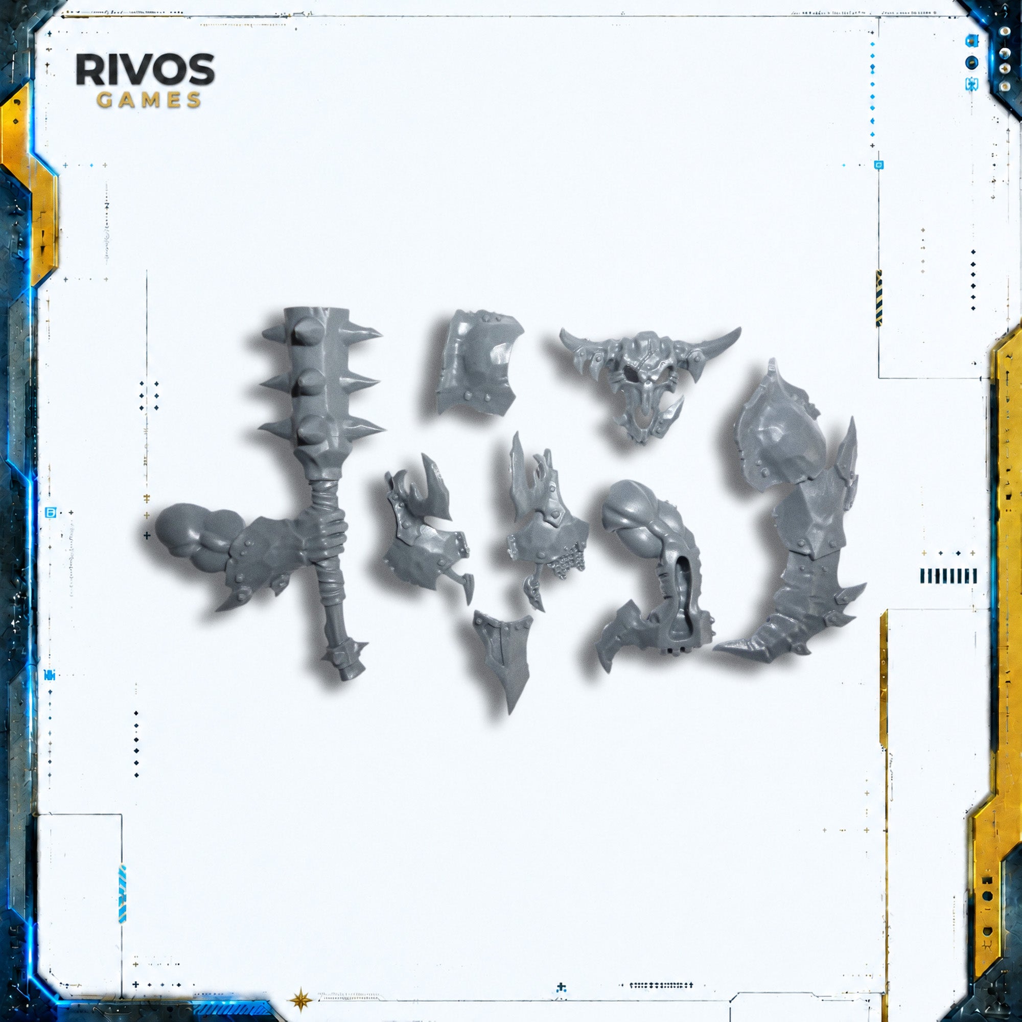 Warhammer Orruk Warclans Brutes Warboss Accessories - Bits (Bitz)