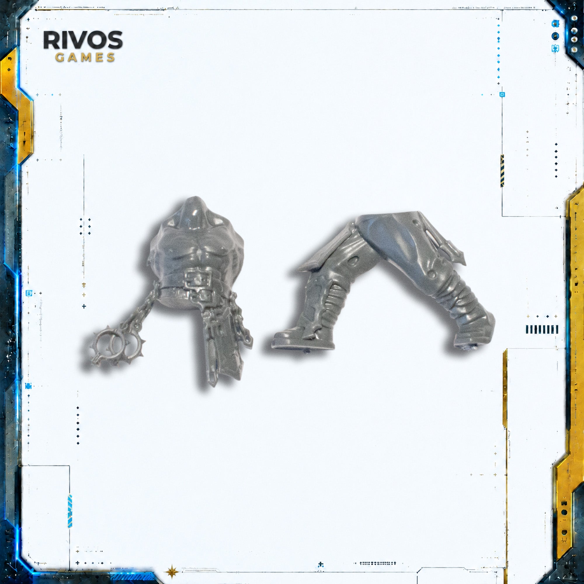Warhammer Blades of Khorne Bloodreavers Chieftan Legs and Torso - Bits (Bitz)