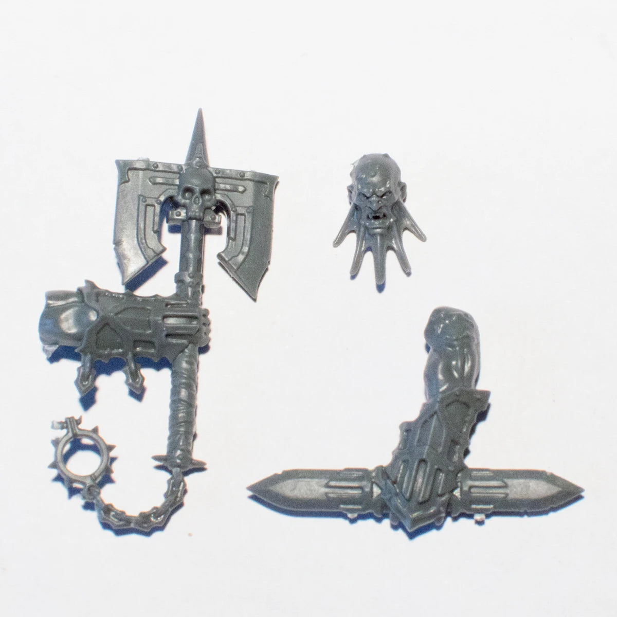 Warhammer Blades of Khorne Bloodreavers Chieftan Head and Weapons Bits Bitz