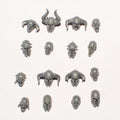 Blades of Khorne Bloodreavers Heads x 16 - Age of Sigmar - Authentic Sprue