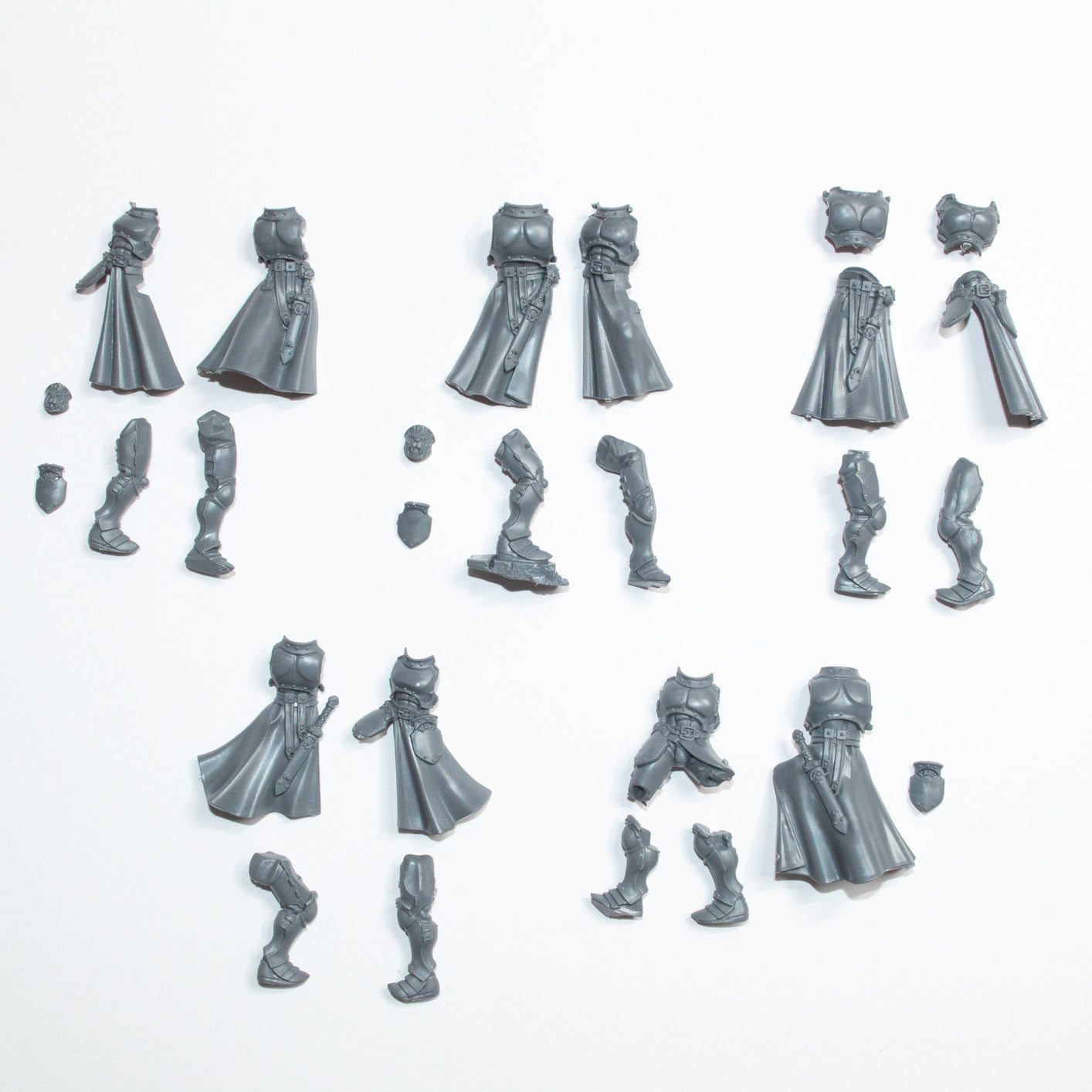 Stormcast Eternals Vanquishers Legs and Torso x 5 - Age of Sigmar - Spare Part