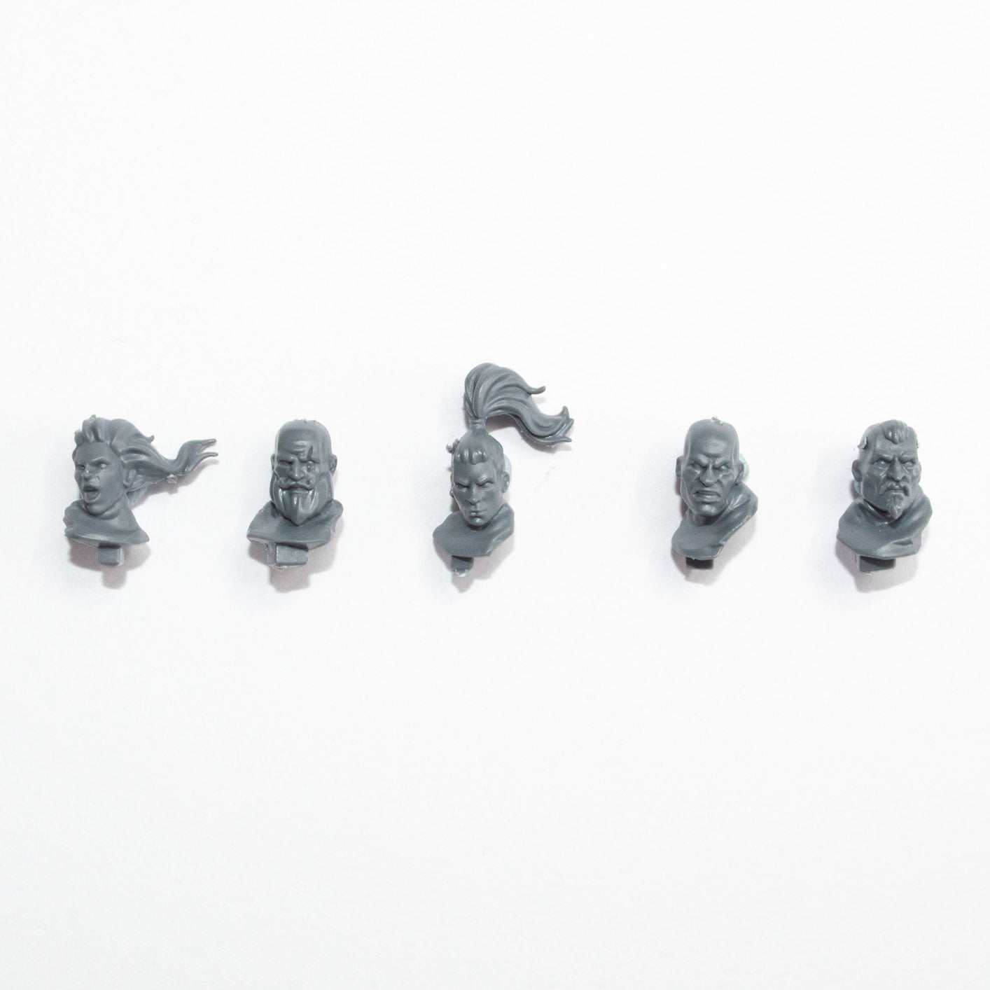 Stormcast Eternals Vanquishers Heads x 5 - Age of Sigmar - Kitbash Bit