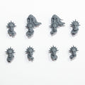 Stormcast Eternals Vanquishers Helmets x 8 - Age of Sigmar - Authentic Sprue