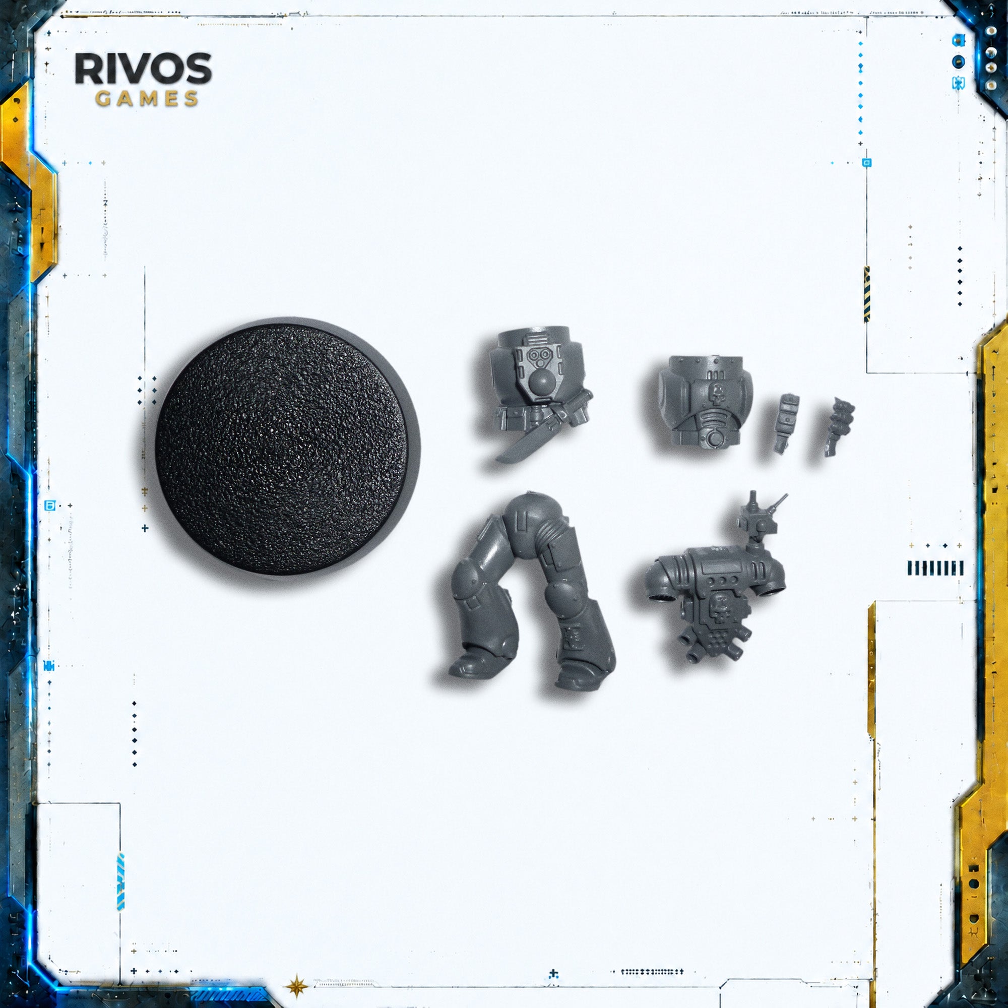 Warhammer 40K Deathwatch Veterans Legs Torso Backpack B - Bits (Bitz)