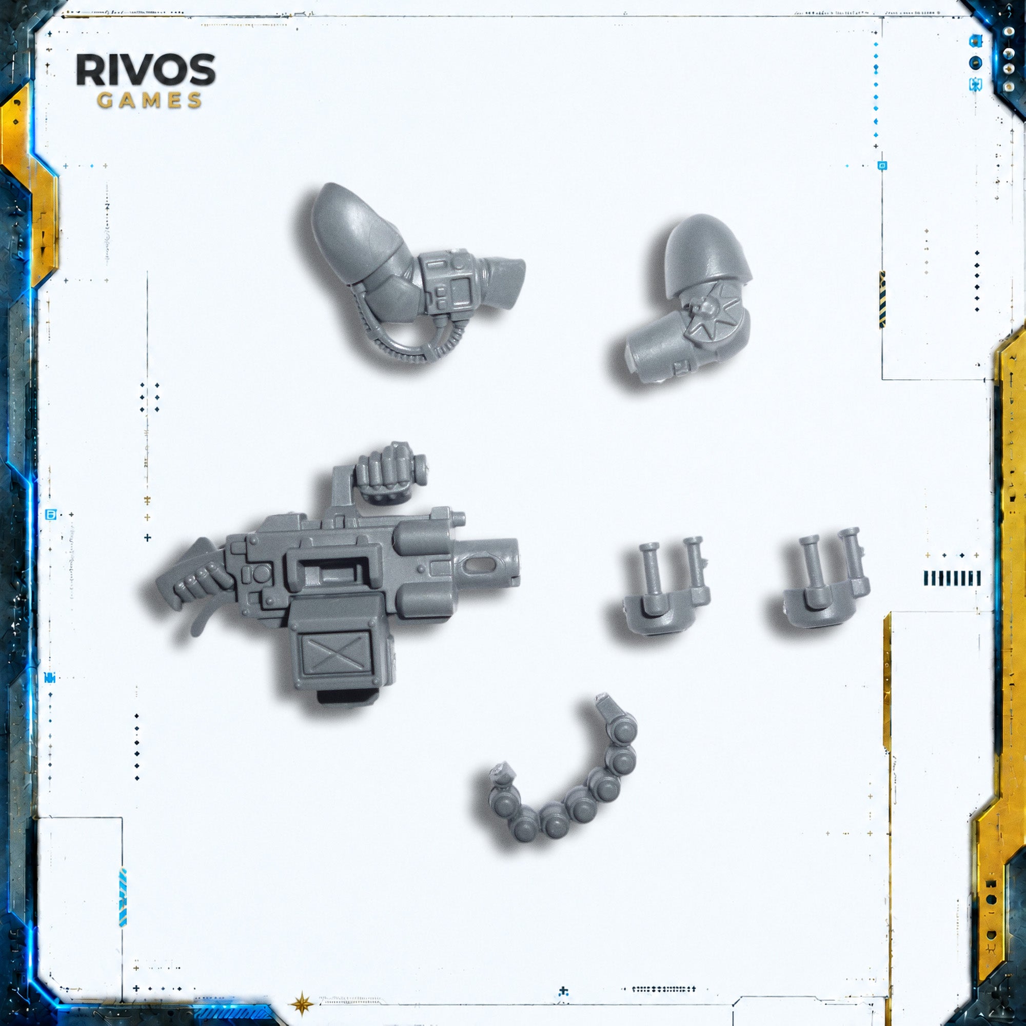 Warhammer 40K Deathwatch Veterans Frag Cannon - Bits (Bitz)