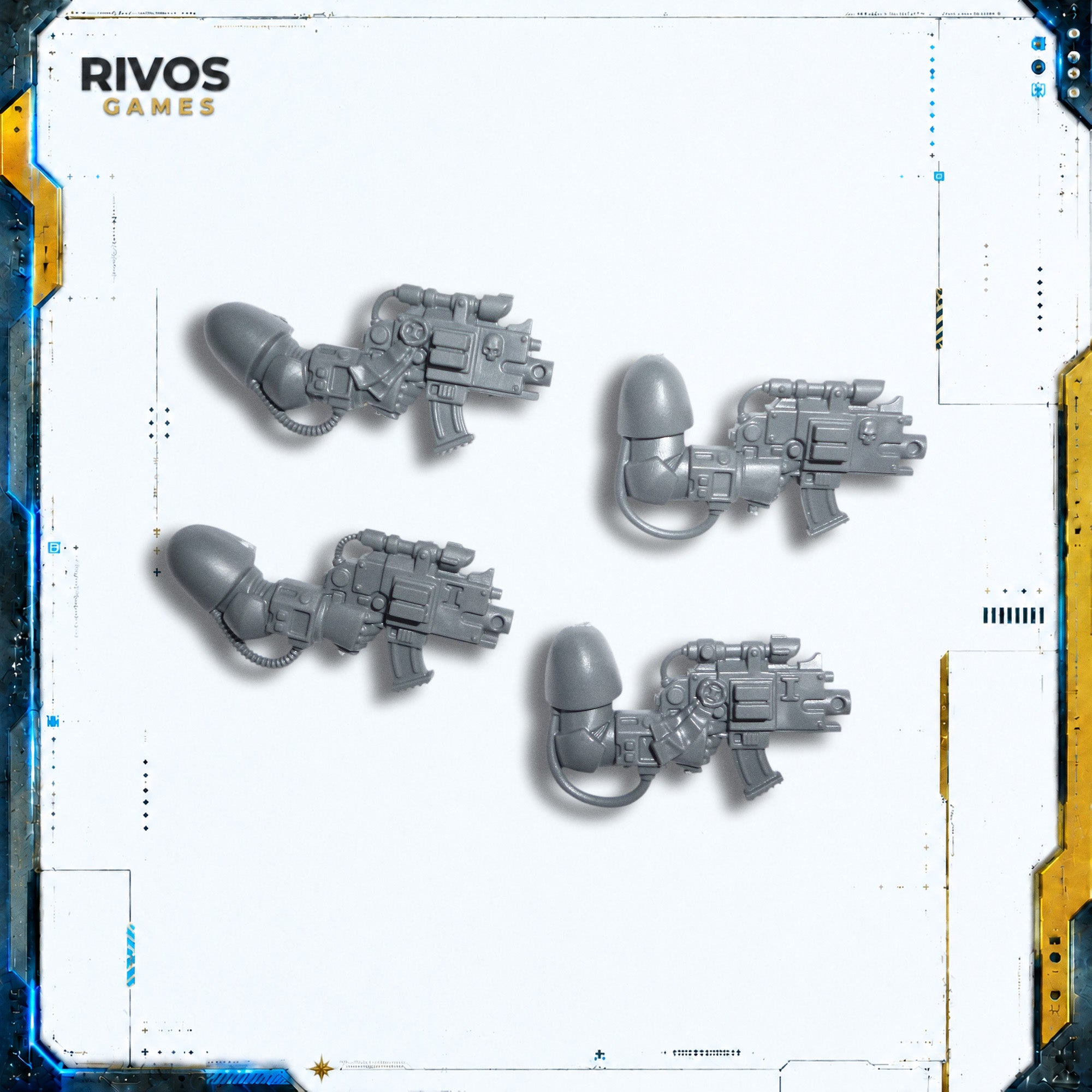 Warhammer 40K Deathwatch Veterans Boltgun x 4 - Bits (Bitz)