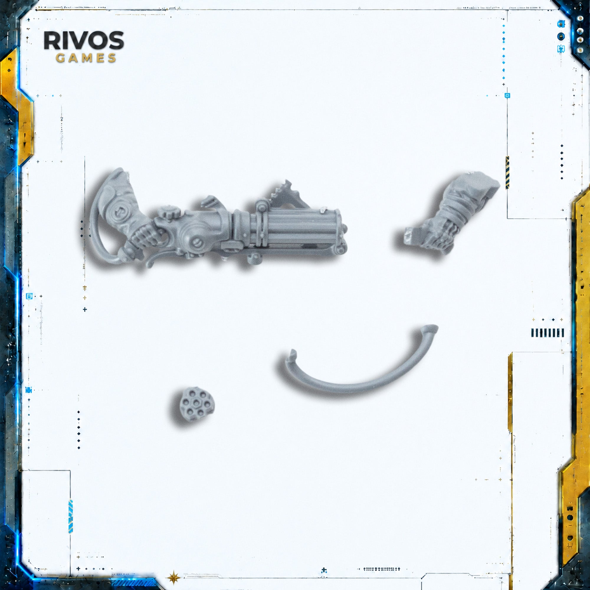 Warhammer Kharadron Overlords Skywardens Aethermatic Volley Gun - Bits (Bitz)