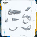 Warhammer Kharadron Overlords Skywardens Skyhook/Grapnel/Drill Cannon - Bits (Bitz)