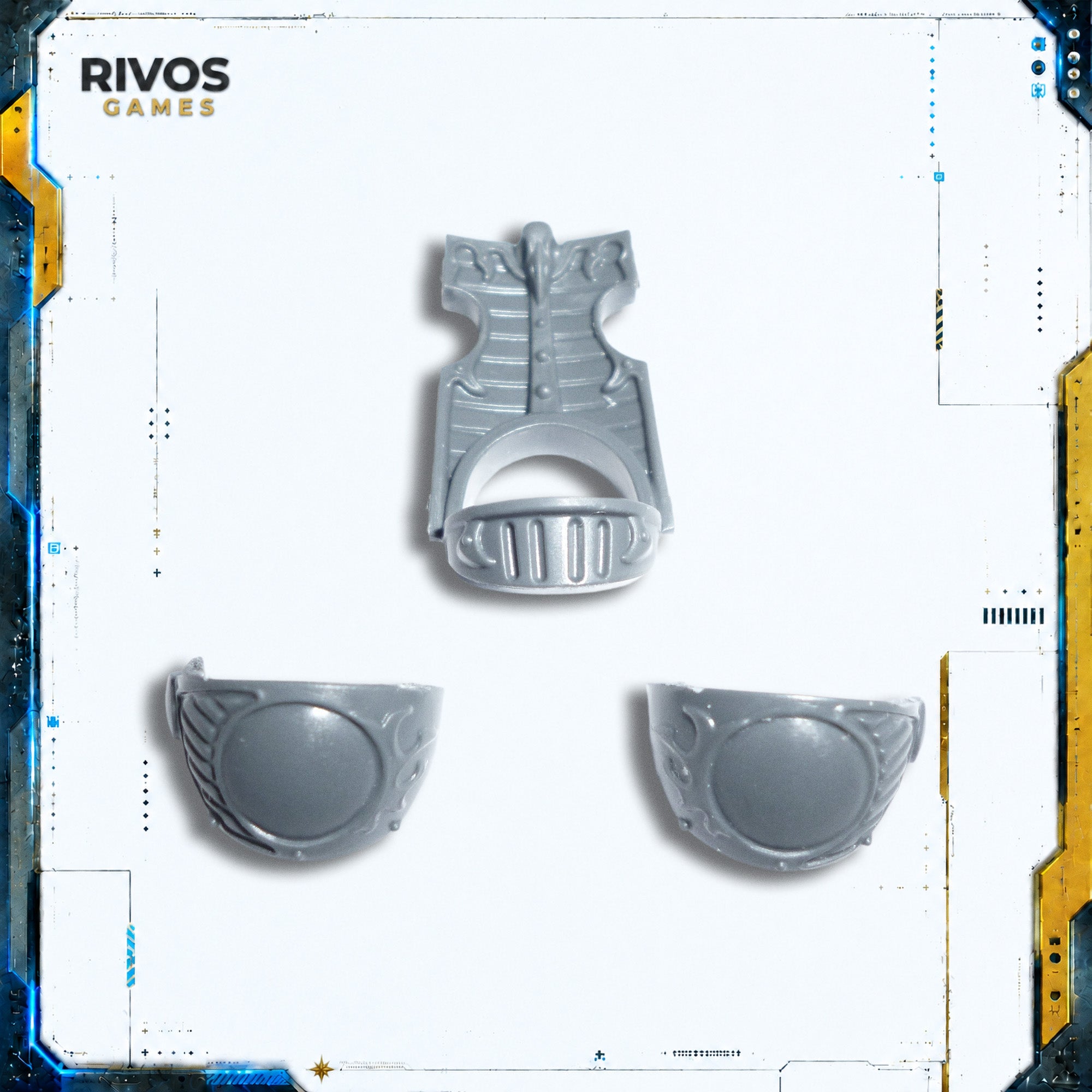 Warhammer 40K Thousand Sons Scarab Terminators Shoulder Pads A - Bits (Bitz)