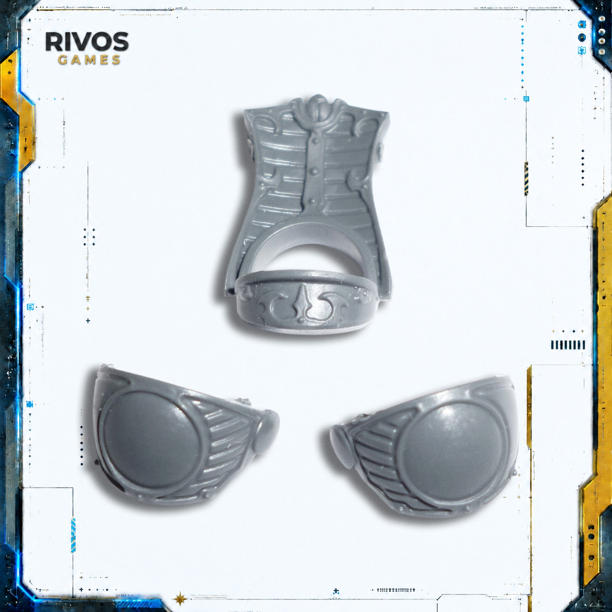 Warhammer 40K Thousand Sons Scarab Terminators Shoulder Pads B - Bits (Bitz)