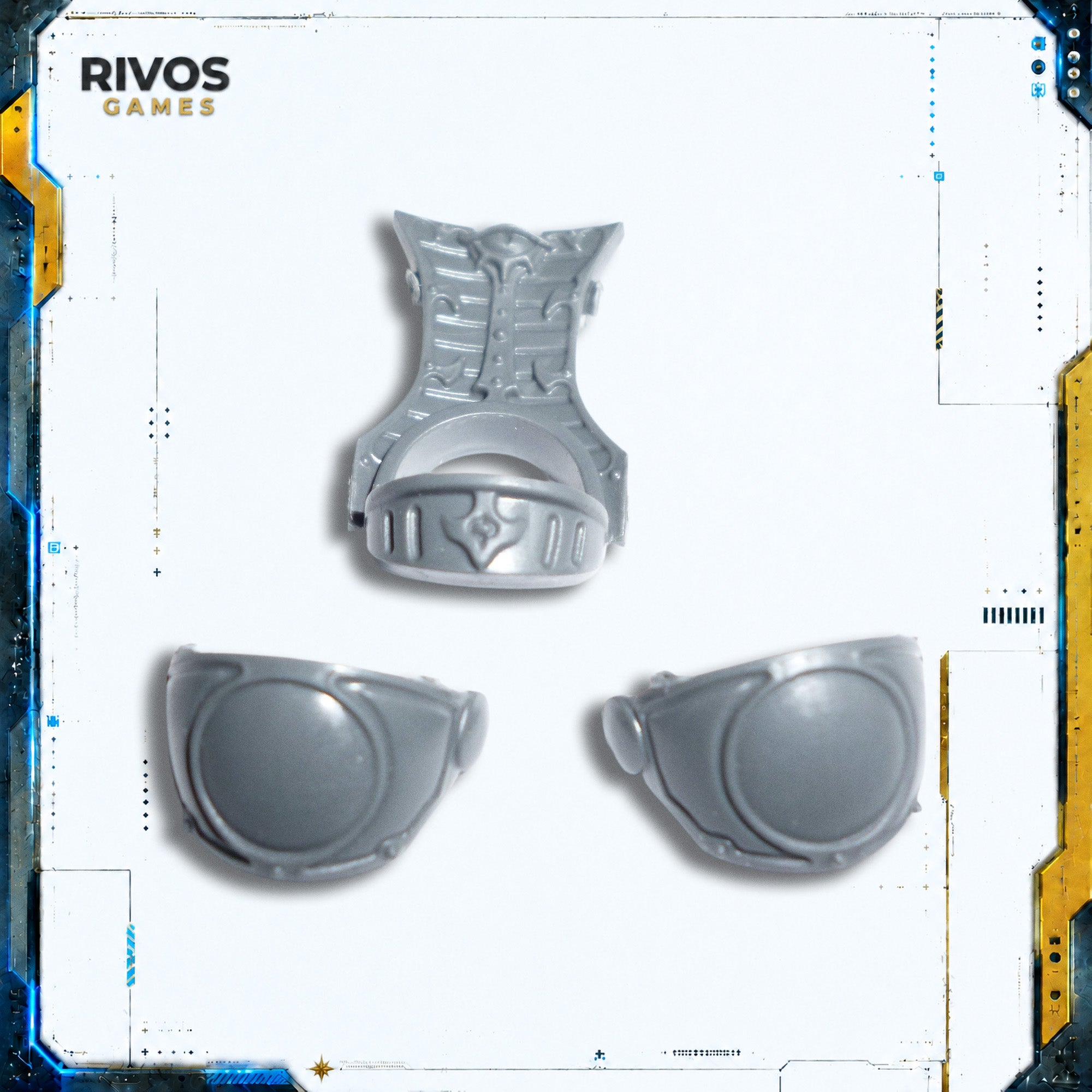 Warhammer 40K Thousand Sons Scarab Terminators Shoulder Pads C - Bits (Bitz)
