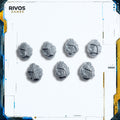 Warhammer 40K Thousand Sons Scarab Terminators Heads x 7 - Bits (Bitz)