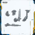 Horus Heresy Solar Auxilia Veletaris Storm Section Prime Head and Weapons - Bits (Bitz)