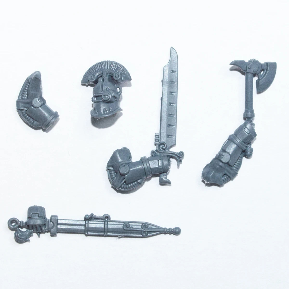 Horus Heresy Solar Auxilia Veletaris Storm Section Prime Head and Weapons Bits