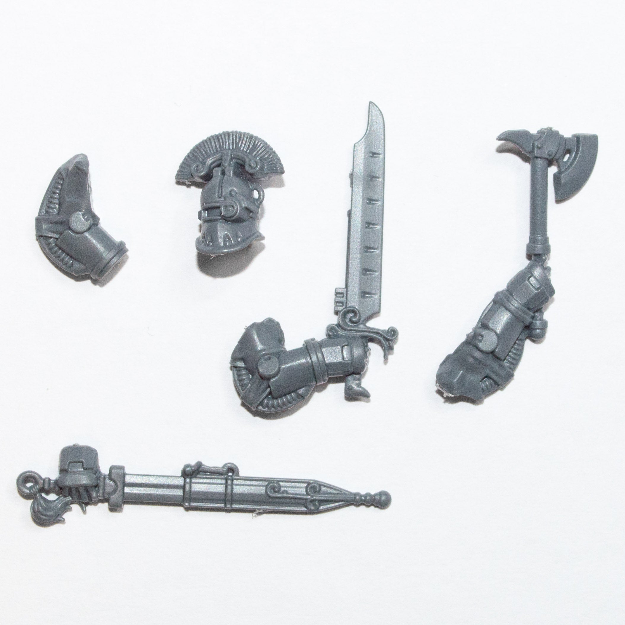 Horus Heresy Solar Auxilia Veletaris Storm Section Prime Head and Weapons - Warhammer - Authentic Sprue