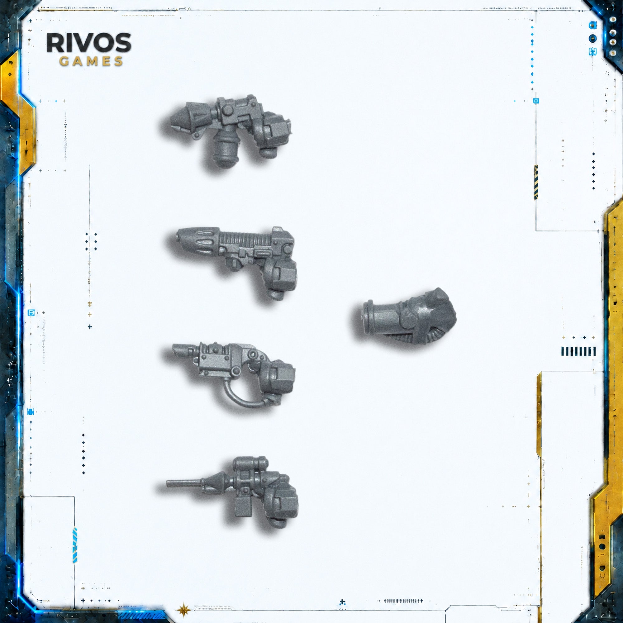 Horus Heresy Solar Auxilia Veletaris Storm Section Prime Pistols - Bits (Bitz)