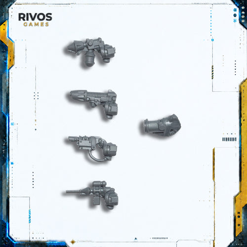 Horus Heresy Solar Auxilia Veletaris Storm Section Prime Pistols Bits Bitz
