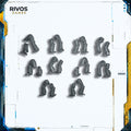 Warhammer 40K Thousand Sons Rubric Marines Legs x 10 - Bits (Bitz)