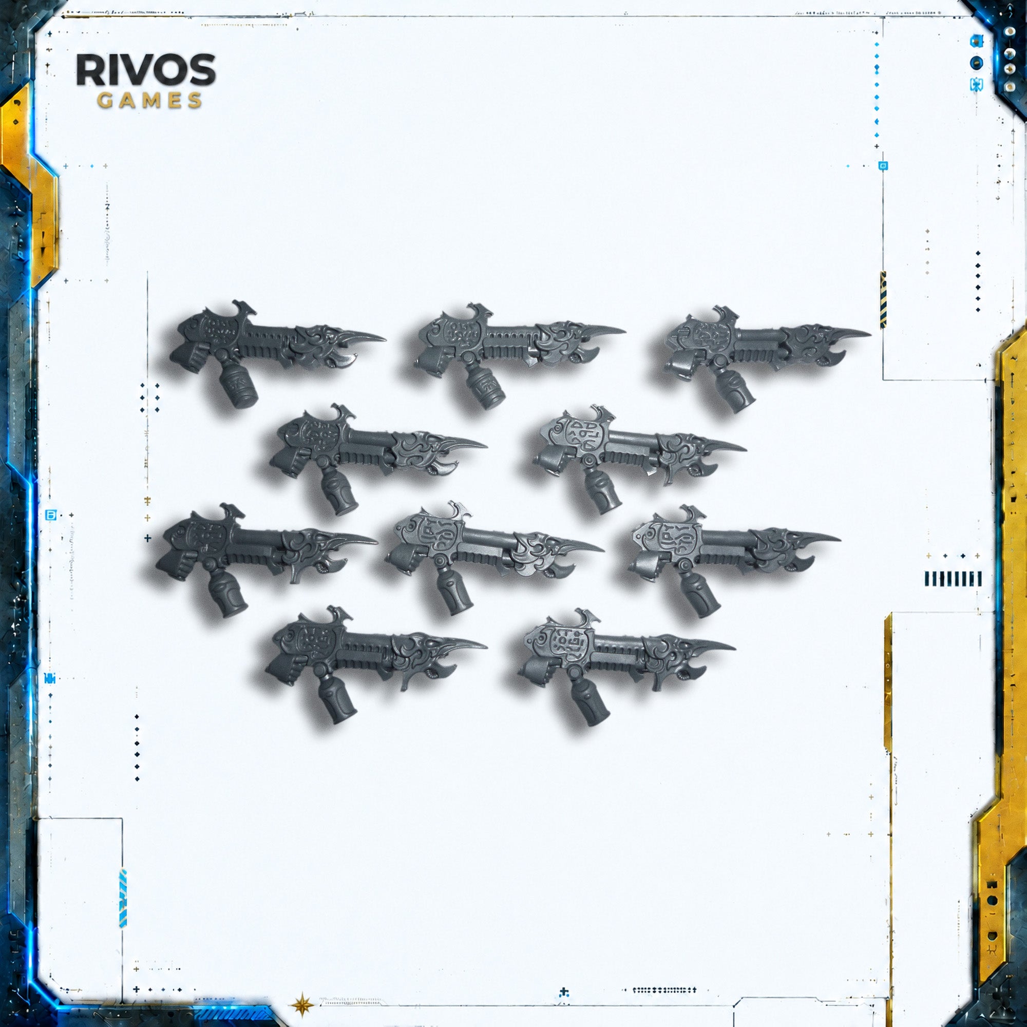 Warhammer 40K Thousand Sons Rubric Marines Warpflamer x 10 - Bits (Bitz)