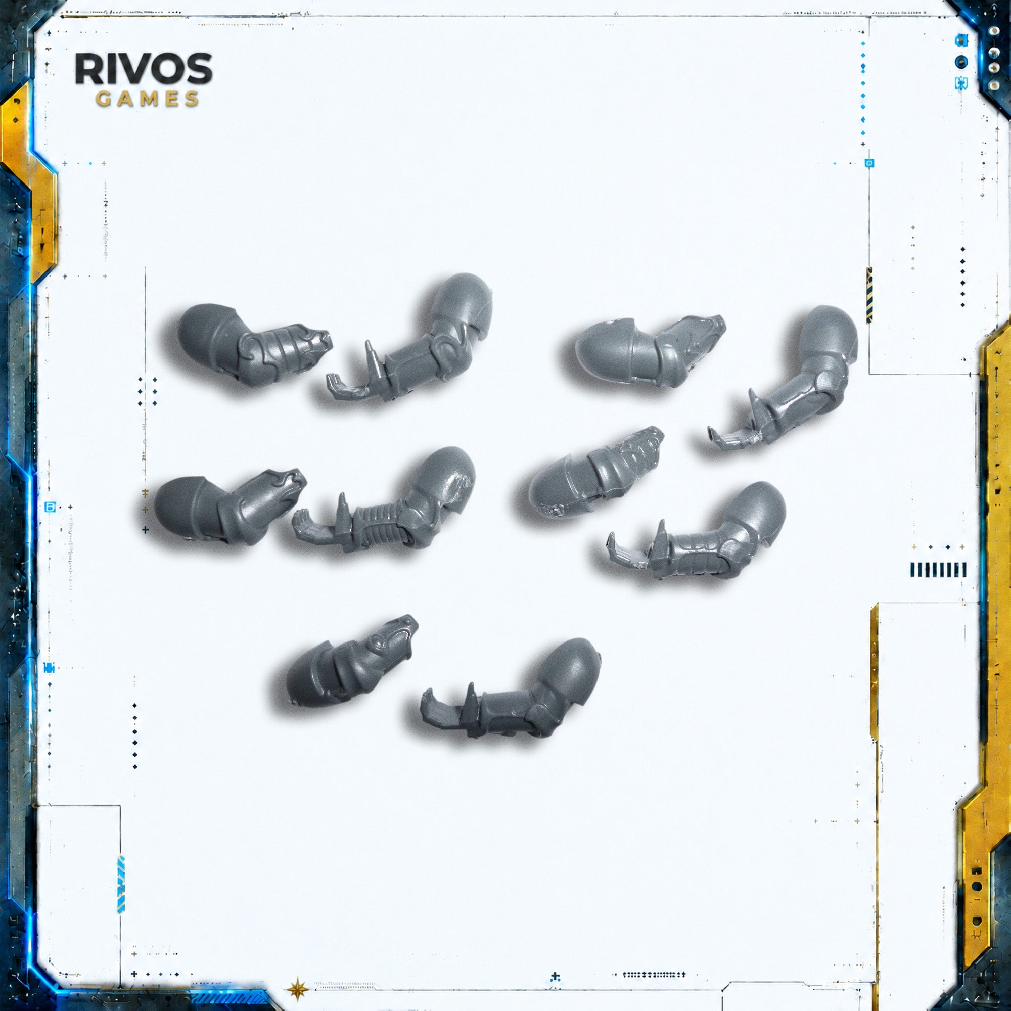 Warhammer 40K Thousand Sons Rubric Marines Arms x 10 A - Bits (Bitz)