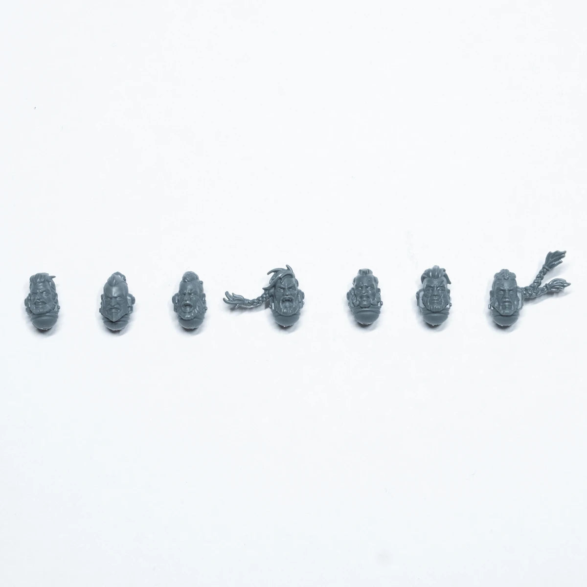 Warhammer 40K Space Wolves Grey Hunters Heads x 7 Bits Bitz