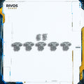 Warhammer 40K Space Wolves Blood Claws Backpacks x 5 - Bits (Bitz)
