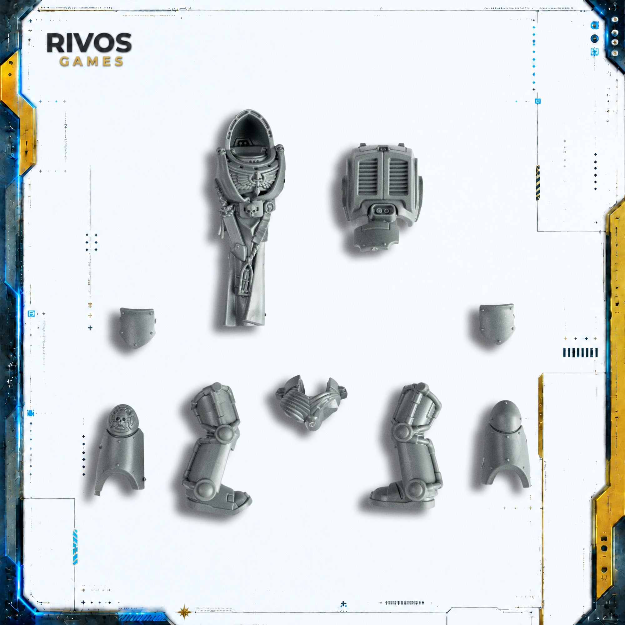 Warhammer 40K Dark Angels Deathwing Knights Body C - Bits (Bitz)