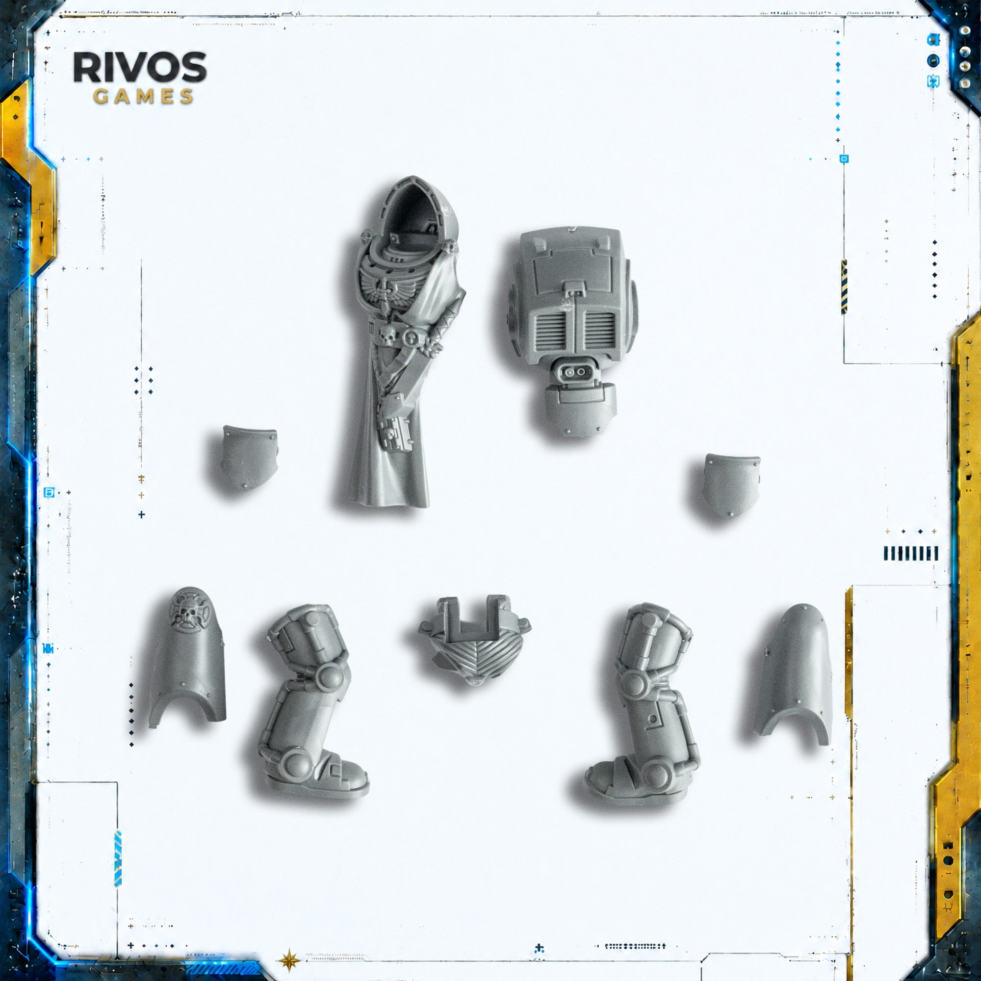 Warhammer 40K Dark Angels Deathwing Knights Body D - Bits (Bitz)