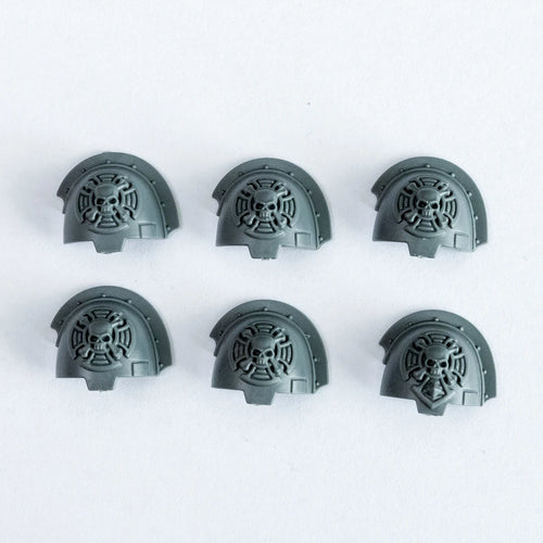 Warhammer 40K Dark Angels Deathwing Knights Shoulder Pads x 6 A Bits Bitz
