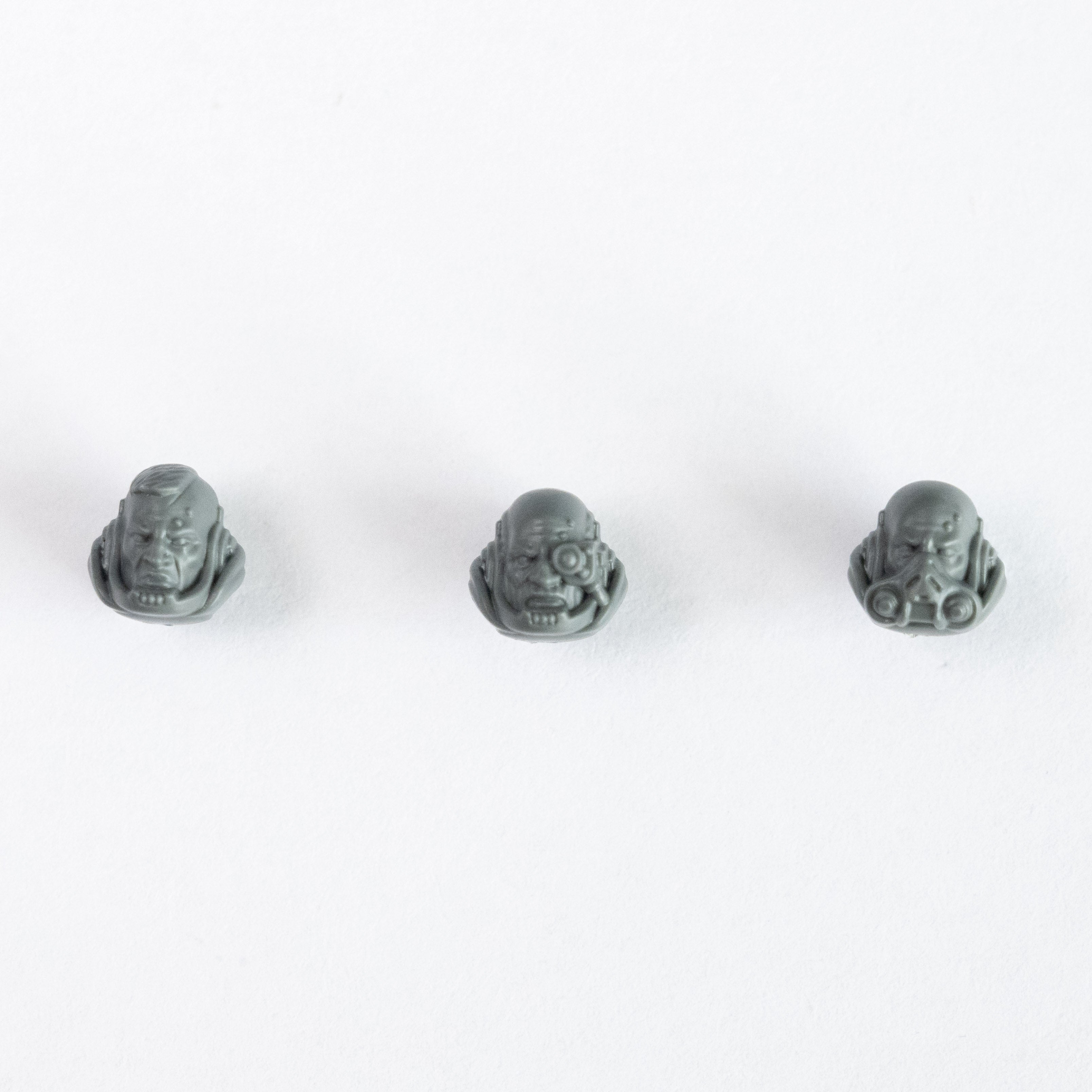 Dark Angels Deathwing Knights Heads x 3 - Warhammer - Conversion Part