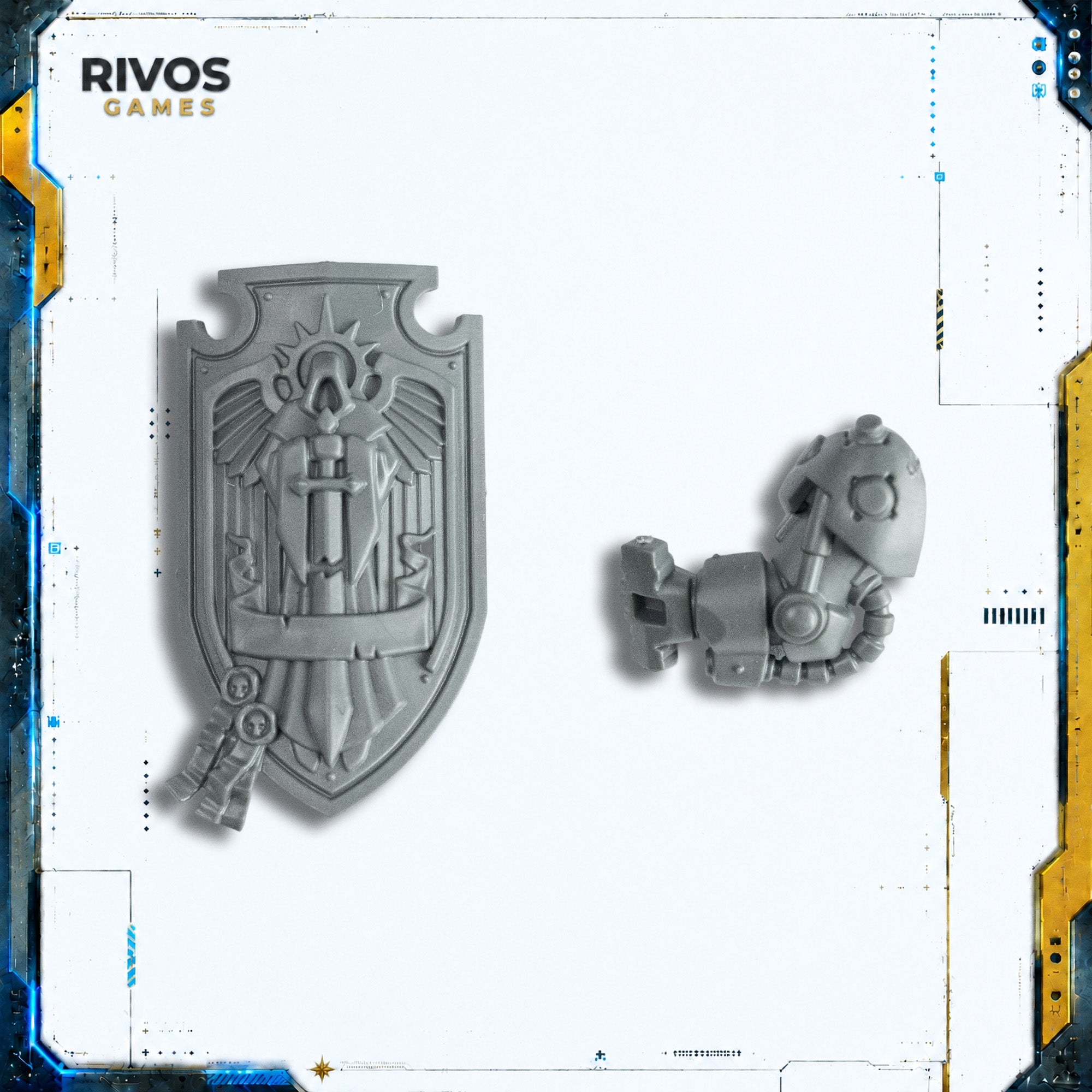 Warhammer 40K Dark Angels Deathwing Knights Storm Shield A - Bits (Bitz)