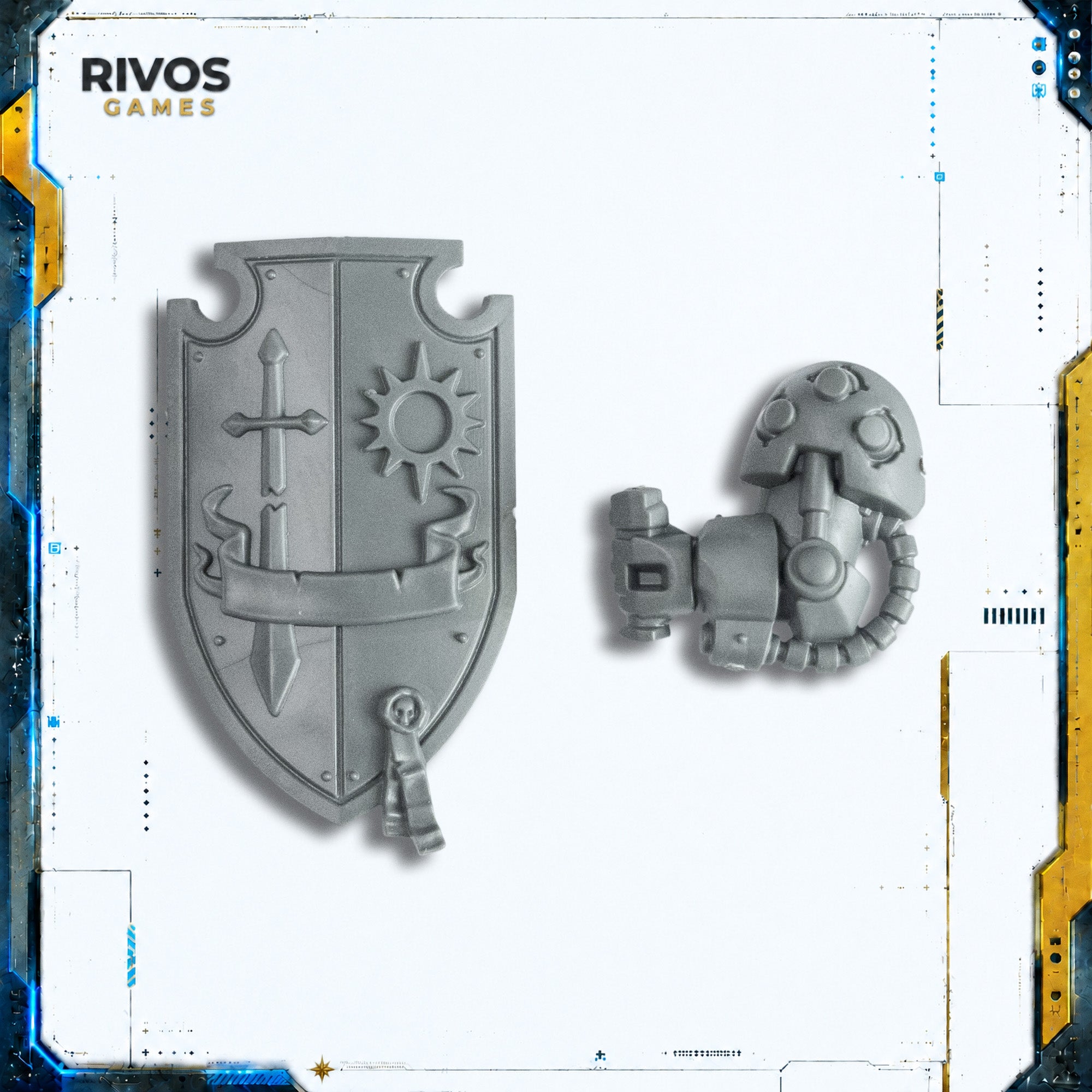Warhammer 40K Dark Angels Deathwing Knights Storm Shield B - Bits (Bitz)