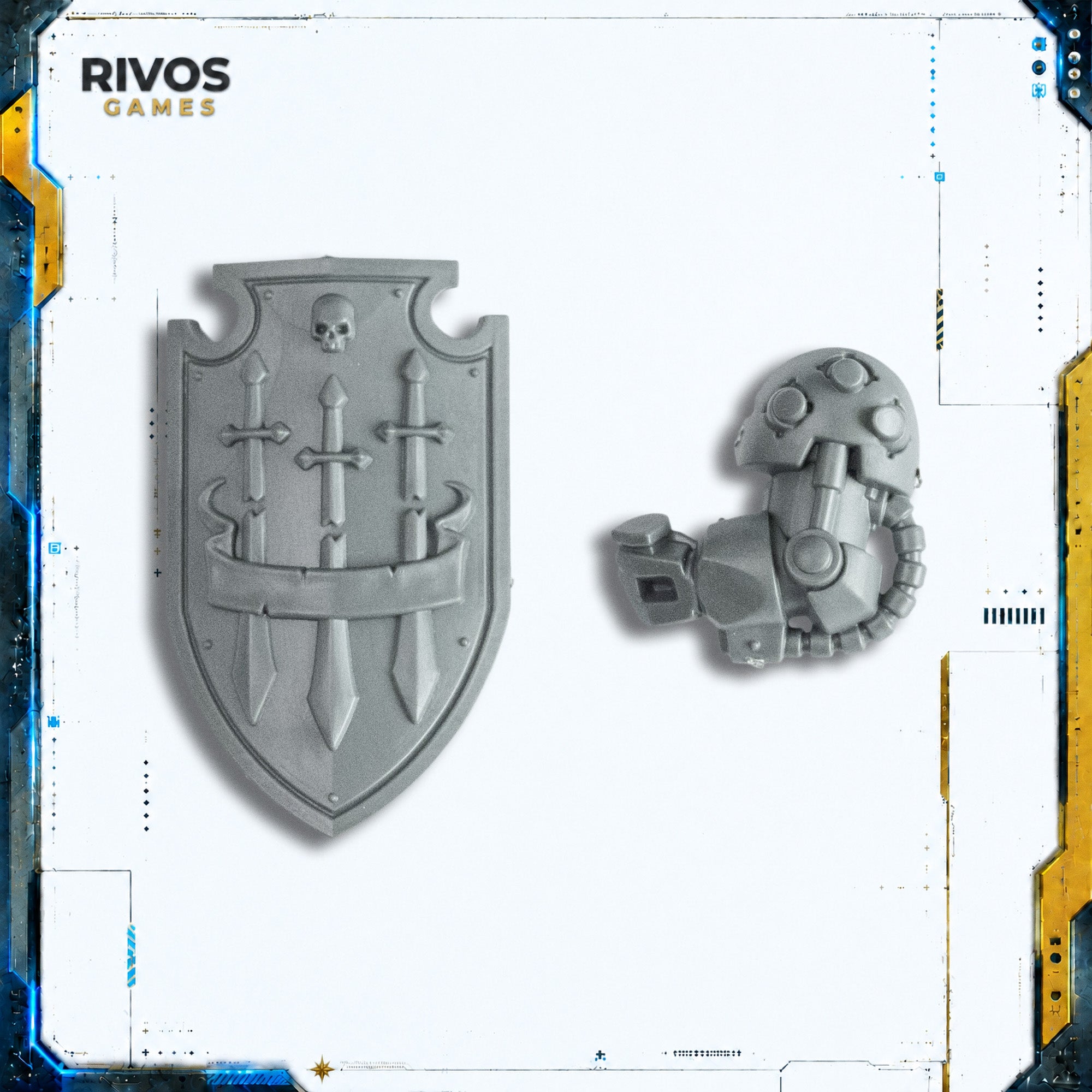Warhammer 40K Dark Angels Deathwing Knights Storm Shield D - Bits (Bitz)
