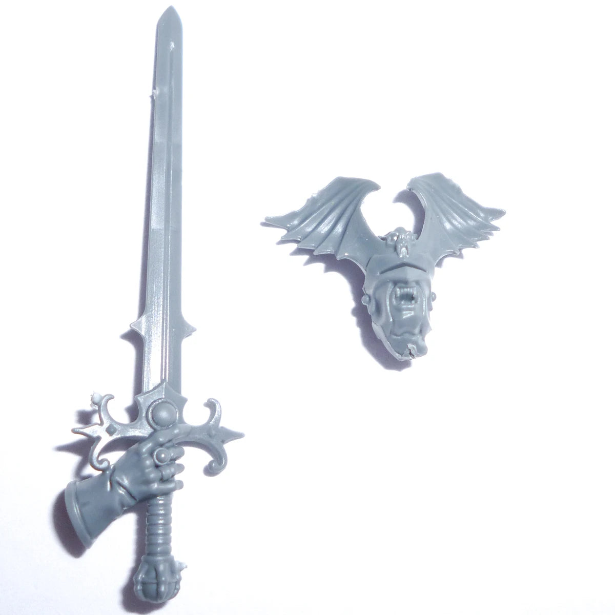 Warhammer Soulblight Gravelords Vampire Lord Head & Sword Bits Bitz