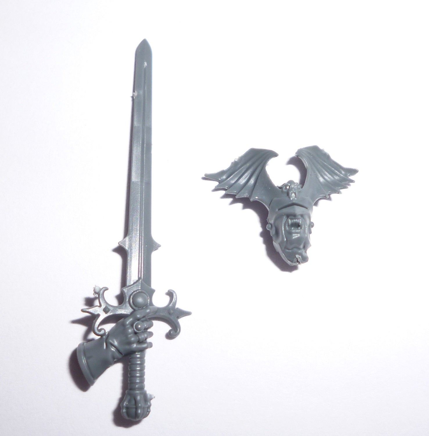 Soulblight Gravelords Vampire Lord Head & Sword - Age of Sigmar - Conversion Part